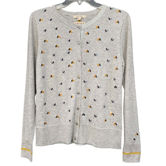 White Stuff Dot Wool Cardigan UK 10 “Paper in Layers” Flawed - Picture 1 of 9